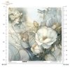 dekoracyjne wzory, motywy kwiatowe, bukiet kwiatów, Ogród Muz, Garden of Muses * Mulberry decoupage paper FPA1005, decorative patterns, floral motifs, bouquet of flowers, Garden of Muses *Seria Garden of Muses
